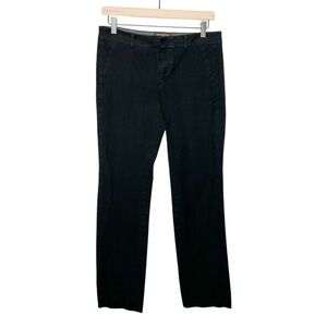 Banana Republic Womens Sloan Pants‎ Classic Straight Leg Trouser Pants Black 6